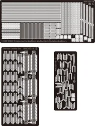 1/350 WWII Kriegsmarine Ladders and Accommodation Ladders