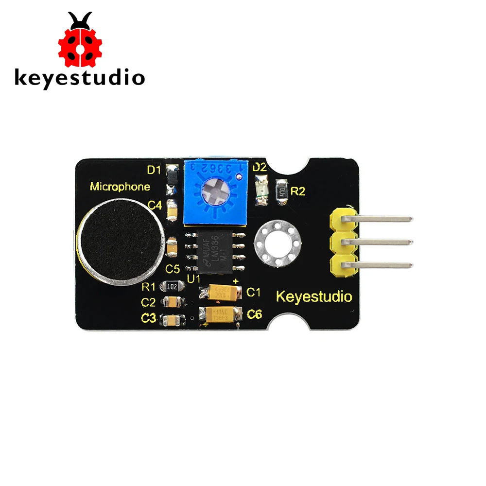 New Keyestudio Analog Sound Noise Microphone Sensor Detection Module for Arduino