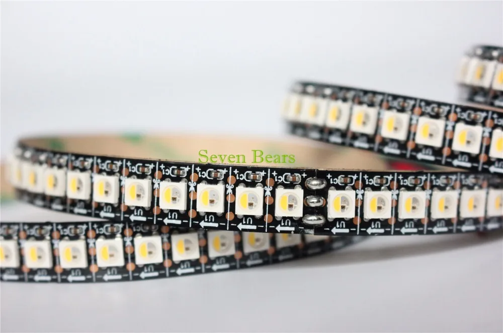 1m Addressable SK6812 RGBW RGBWW RGBNW  led strip  4 Color in 1 Led Non waterproof IP20 144 leds/pixles/m 5V similar WS2812B