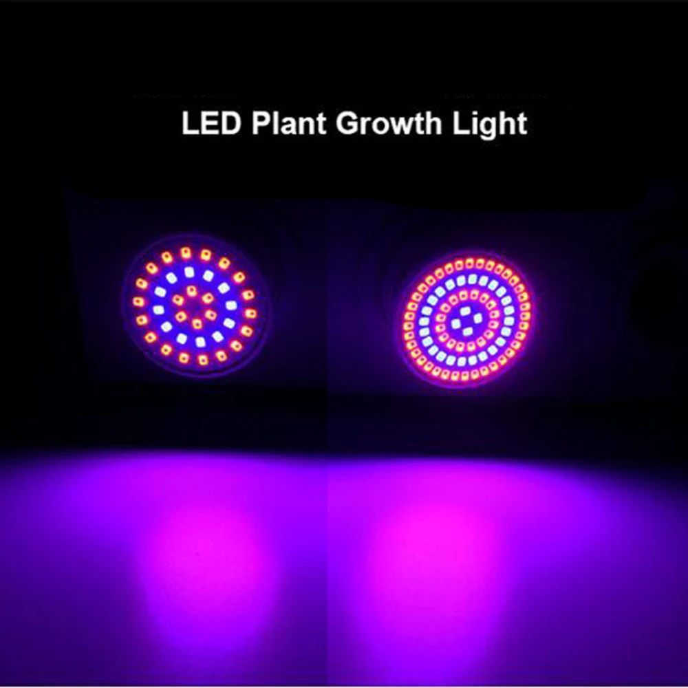 220/110V Plant Growth Light 36/72 LED Full Spectrum 3W/5W Garden Greenhouse Seedling Nursery Growth Promotion Lamp Planting Tool