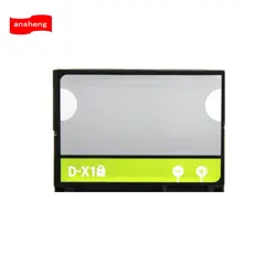 Batteria di alta qualità 1380mAh D-X1 DX1 per Blackberry 8900 8910 9500 9520 9530 9550 9630 9650 BAT-17720-002 cellulare