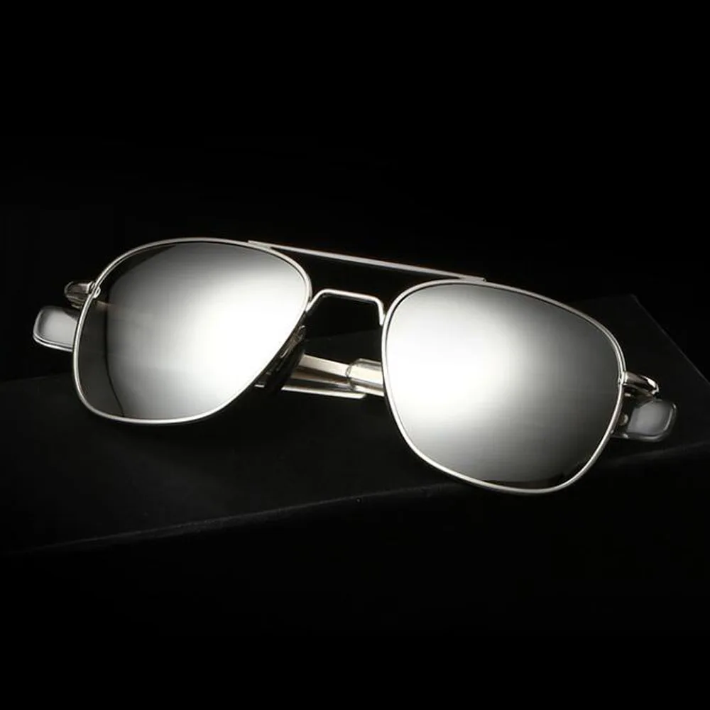 American Polarized Sunglasses Air Pilot Bayonet Temples Wire Spatula Men\'s Classic Retro UV400
