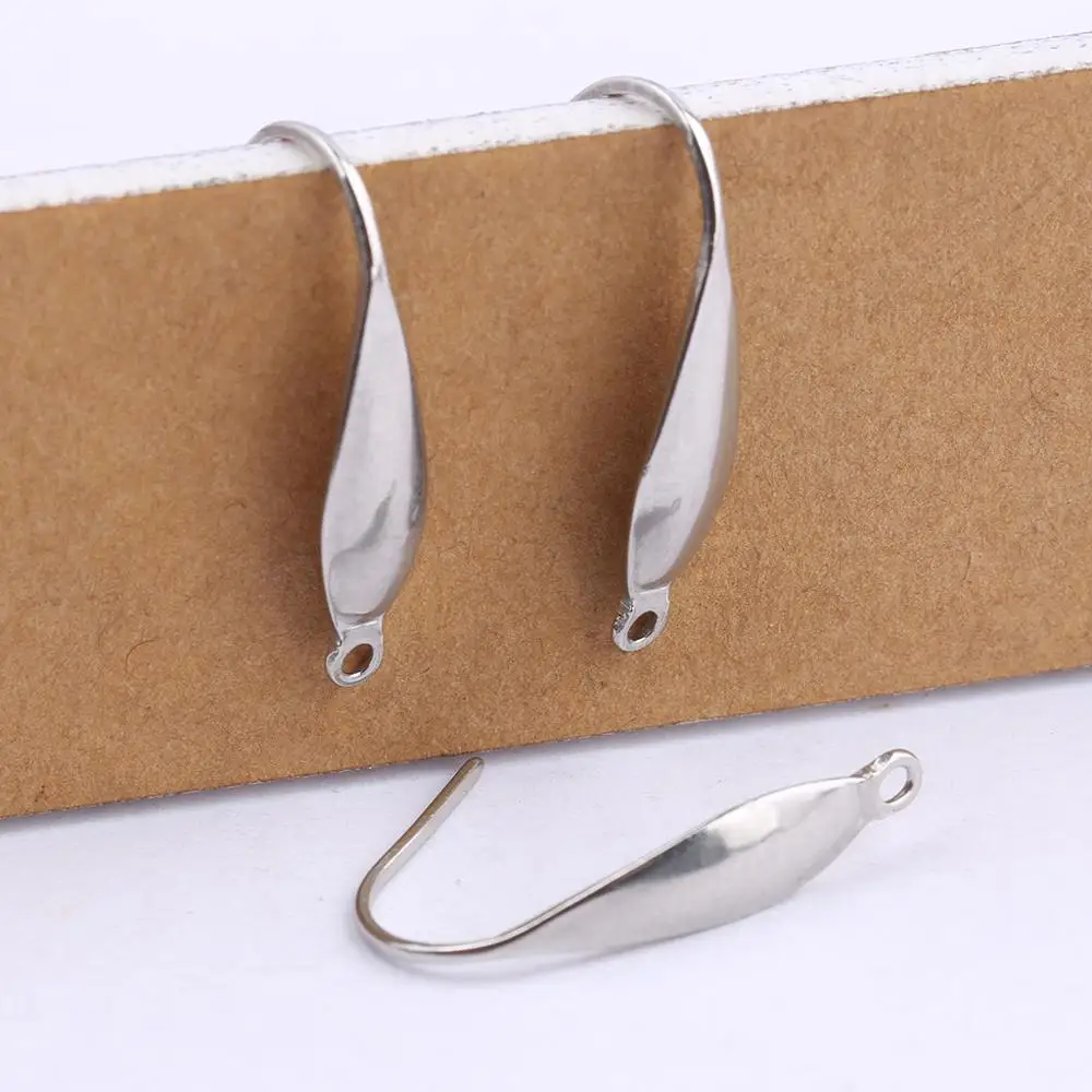 Onwear 50pcs 외과 스테인레스 스틸 316 귀걸이 후크 보석 만들기 용품에 대한 diy 귀 와이어 결과