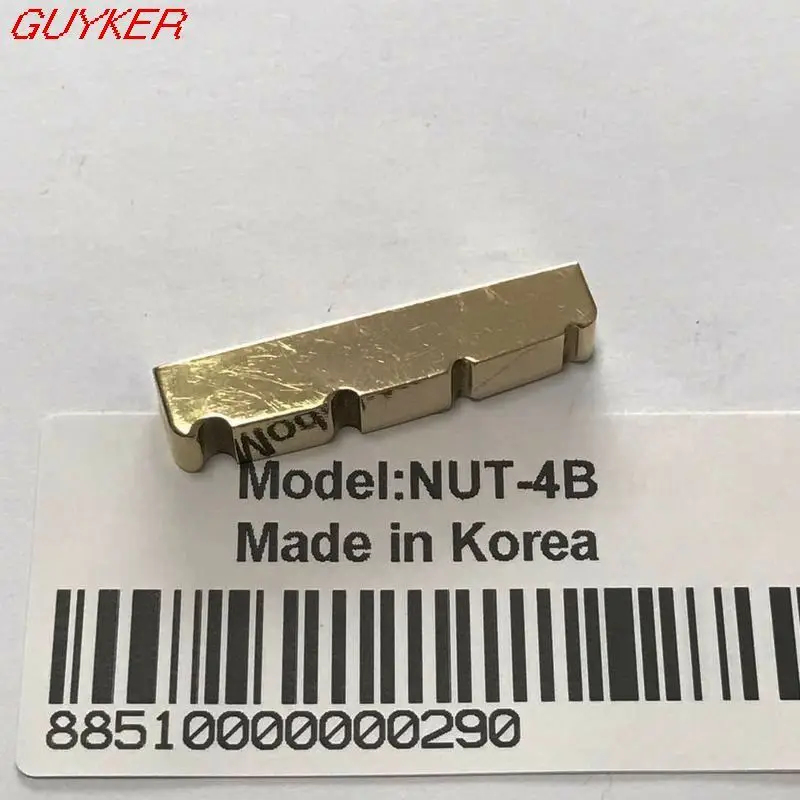 Slotted Brass Bass Nut for Electric Bass Guitar - Size 42*6mm