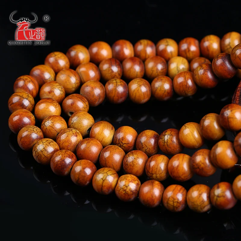 20PCS Handmade Carved Yak Bone Beads, Antique prayer beads for jewelry making Brown DIY Jewelry Accessorie 14mm,12mm,10mm