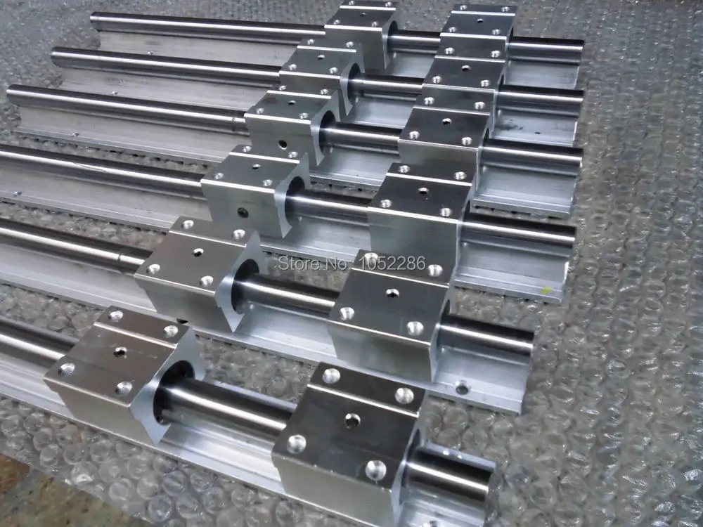 linear guide rail SBR16-900/1200mm(4 rails+ 8 SBR16UU blocks)