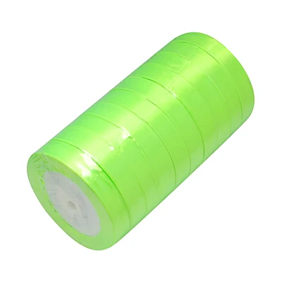 

Satin Ribbon, GreenYellow , about 12mm wide, 25 yards/rolll, 250yards/group, 10rolls/group