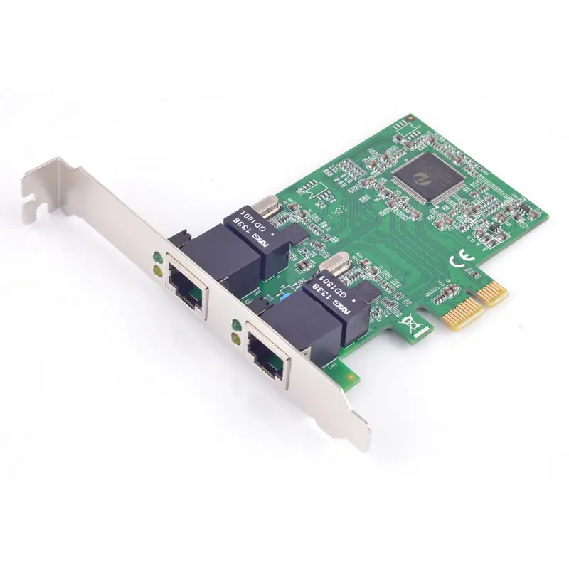 

Карта контроллера PCI-Express Dual Gigabit Ethernet Чипсет RTL8111E Высокопроизводительный контроллер 10/100/1000 BASE-T Ethernet LAN