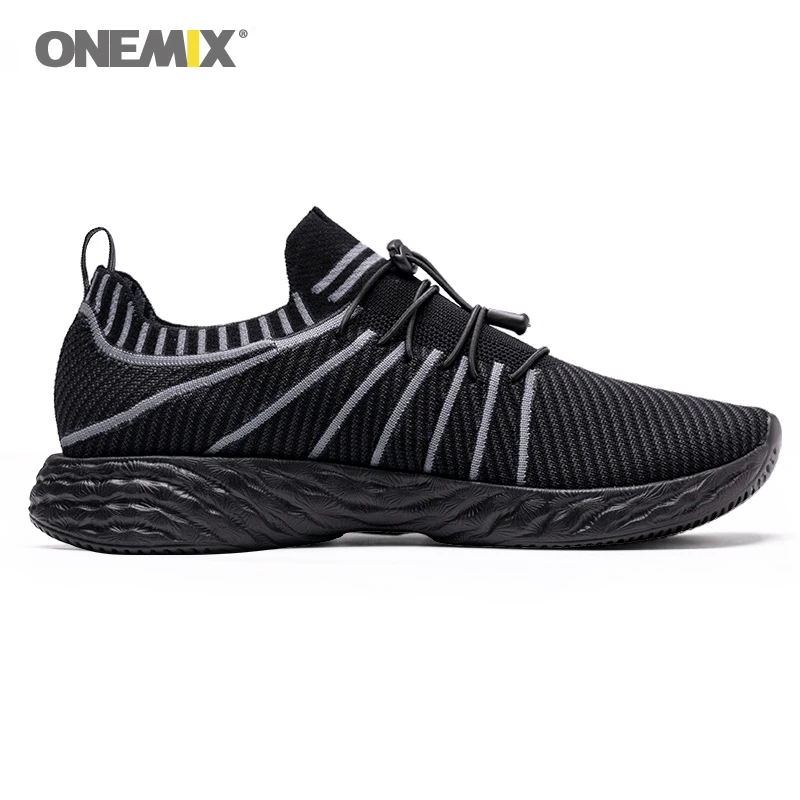 ONEMIX Men Running Shoes Breathable Light Weight Wearable Sport Shoes Comfort Sneakers Outdoor Travel Walking Jogging Footwear