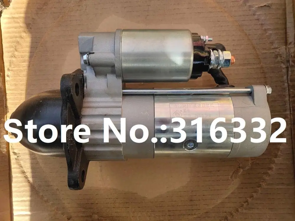 Fast Shipping starting motor QDJ1409D 12V 4.2kW QD154E 12V  QD263E 24V QDJ265G1 495D K4100D K4102D diesel engine starter motor