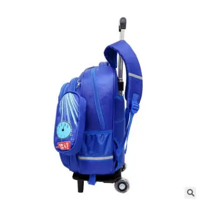 children backpack trolley for school kids Rolling bags for boy Wheeled backpack School backpack with wheels  travel trolley bag