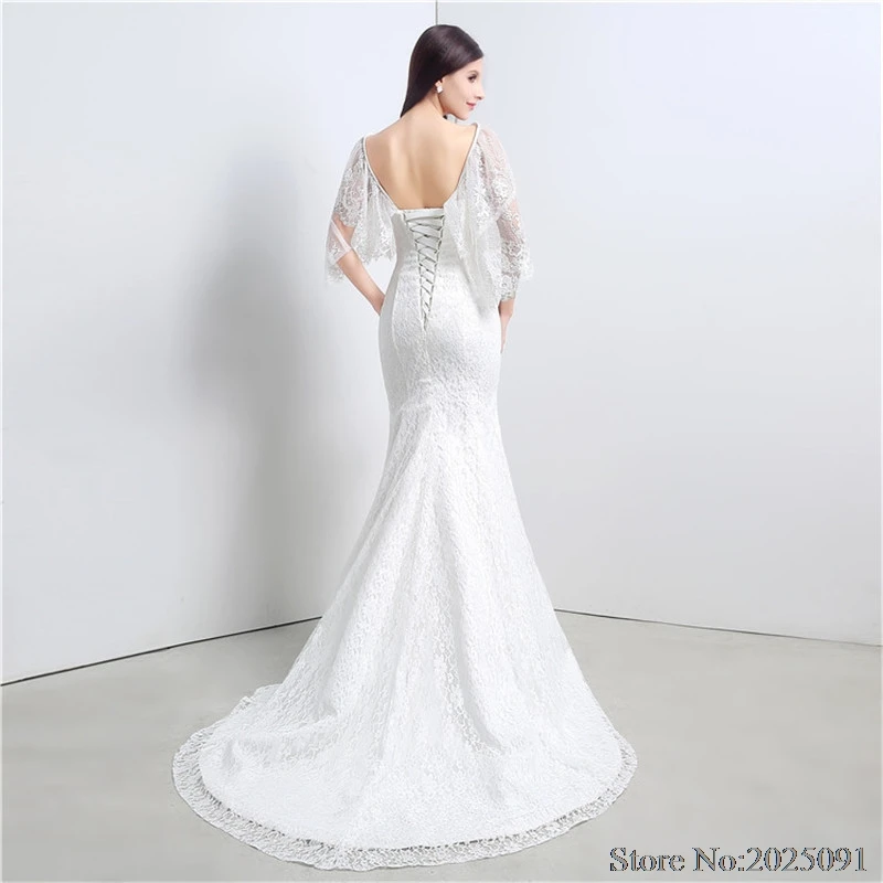 Robe de mariée en dentelle blanche avec châle, grande taille, longue, robe de bal, nouvelle collection