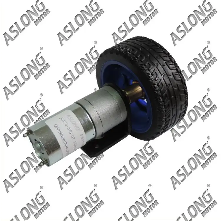 ASLONG JGA25-370 TZ DC редукторный двигатель, интеллектуальный автомобильный комплект 6 в