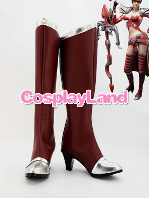 Customize Boots LOL Cosplay The Night Hunter Vayne Shauna Cosplay Boots Cosplay Costume Anime Party Shoes