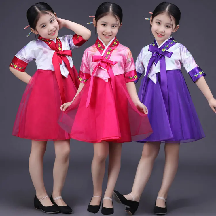 High quality New Korean children 's clothing Korean children' s dance clothes performance costumes dress party clothing