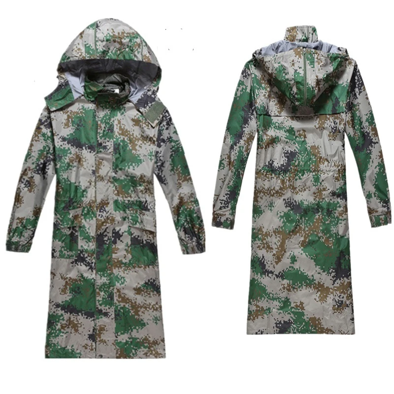 Working Coveralls Waterproof Hooded Raincoat Overalls Camouflage Dust-proof Paint Spray clothing Hood Protective Work clothes