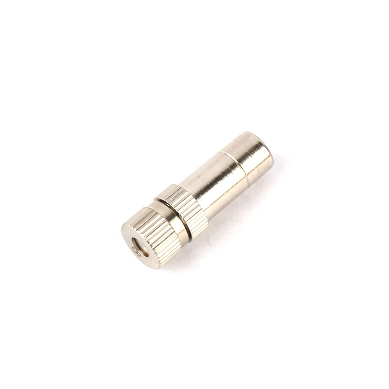 20pcs 8mm Brass Mist Sprinkler Aperture 0.2mm/0.3mm/0.4mm/0.5mm/0.6mm/0.8mm Brass Quick Plug Nozzle for Horticulture Irrigation