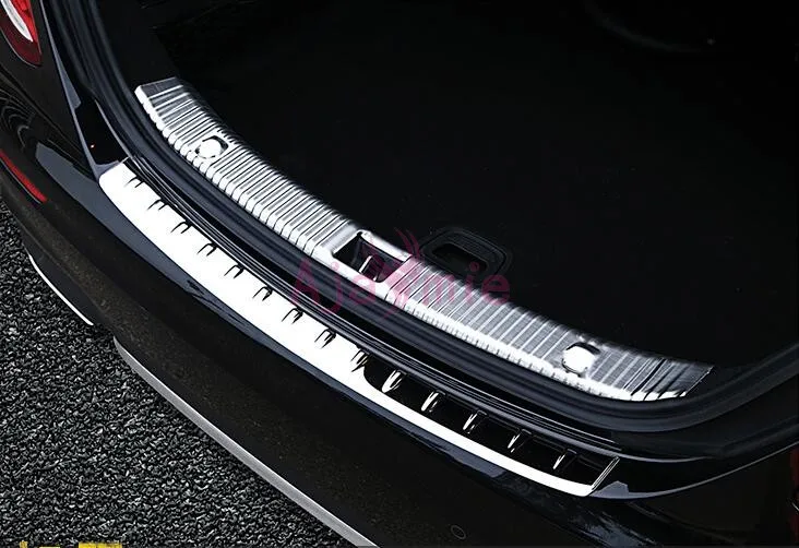 

Accessories Fit For Mercedes Benz 2016 2017 2018 E Class W213 Rear Trunk Bumper Stainless Steel Door Sill Car Styling