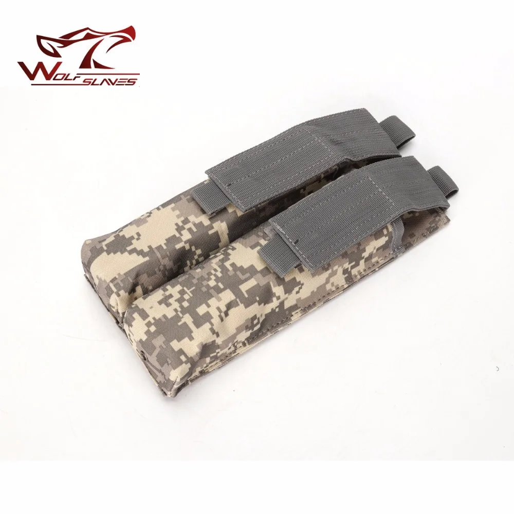 Airsoft Molle P90 Bag Double UMP Tactical Holder Magazine Pouch Hunting Multicam Molle Pouch Mag Bag