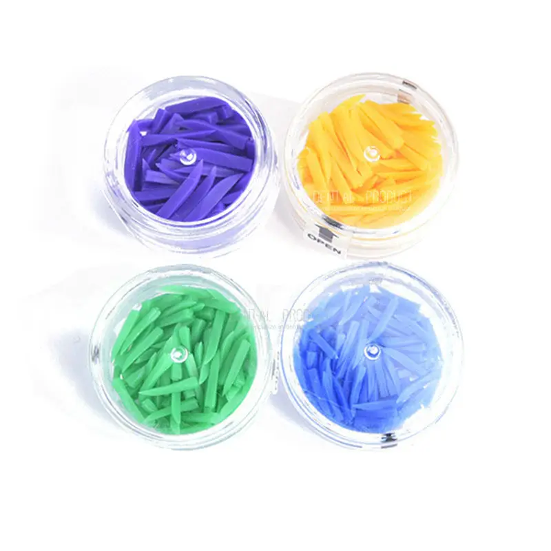 

400 Pieces/4 Boxes/Pack Disposable Medical Dental Teeth Wedges Plastic Material 4 Colors Dentist Products