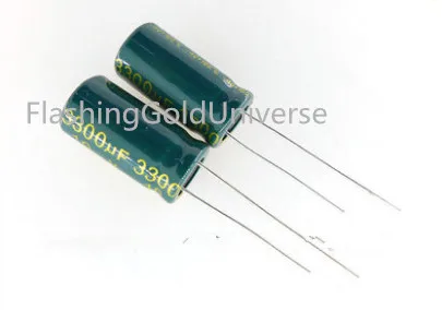 

High-frequency crystal 10V3300UF 3300UF 10V Size:10*20MM best quality New origina