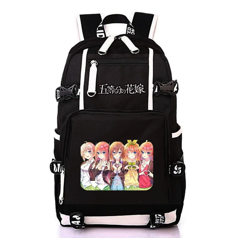 The Quintessential Quintuplets Nakano Miku Cosplay Women Backpack Canvas School Bags for Teenage Girls Laptop Backpack Bookbag