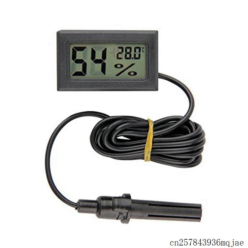 

100pcs Mini LCD Digital Thermometer Temperature Humidity Meter Detector Hygrometer Fridge Freezer Tester