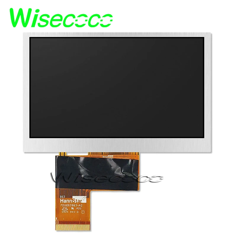 4.3inch 480x272 tft lcd screen panel  HSD043I9W1-A00 fit for Portable Navigation Pocket TV lcm display