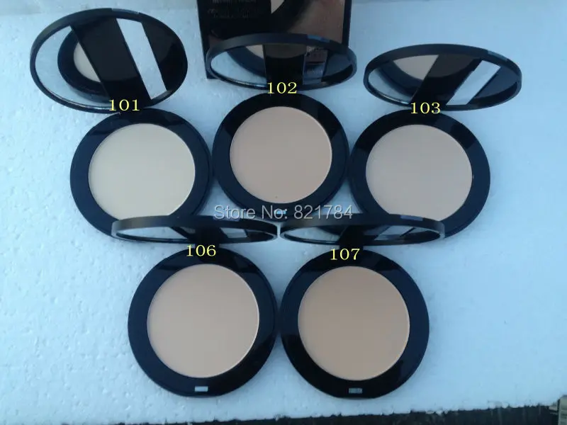 Music flower khoáng ép powdermakeup press powder đường viền nhỏ gọn che khuyết điểm khuôn mặt cơ sở oil-control silky texture 10 gam