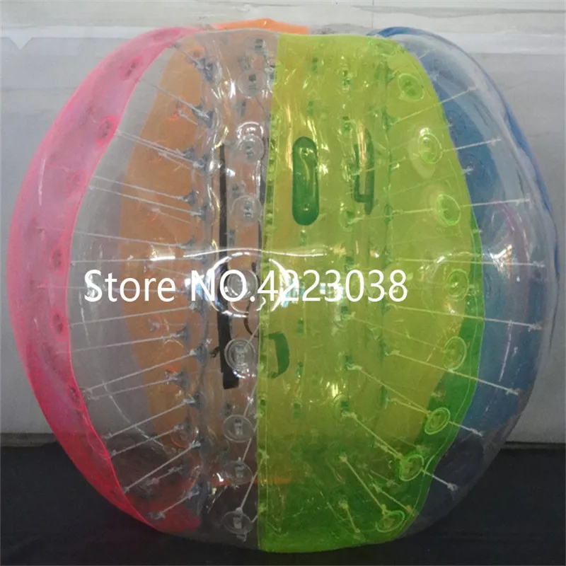 Darmowa wysyłka 0.8mm TPU 1.5m nadmuchiwana piłka Zorb Bubble piłka nożna, piłka zderzaka, Bubble Football