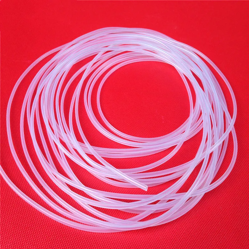 

1PCS/LOT YT823B Imported Silicone Tube Food Grade Capillary Transparent Hose ID 0.5 mm*OD 1/1.5/2mm Plumbing Hoses 1Meter