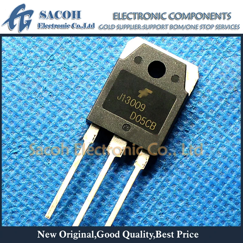 

New Original 10Pcs/Lot J13009 FJA13009 OR E13009L MJE13009L 13009 TO-3P 12A 700V NPN Silicon Transistor