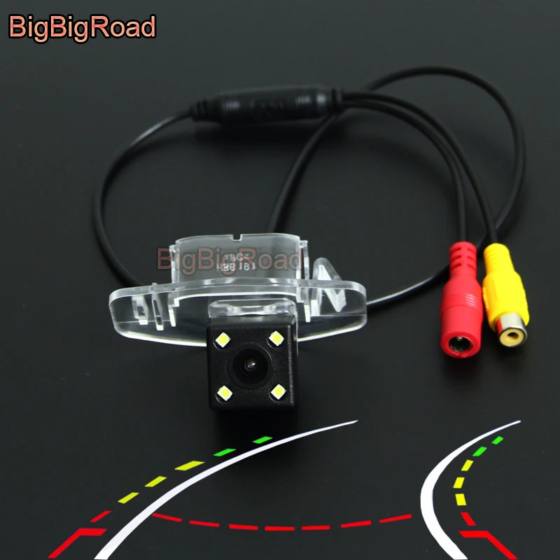 BigBigRoad For honda Grace Greiz spirior 2013 Accord 2008-2010 city Car Intelligent Dynamic Trajectory Tracks Rear View Camera