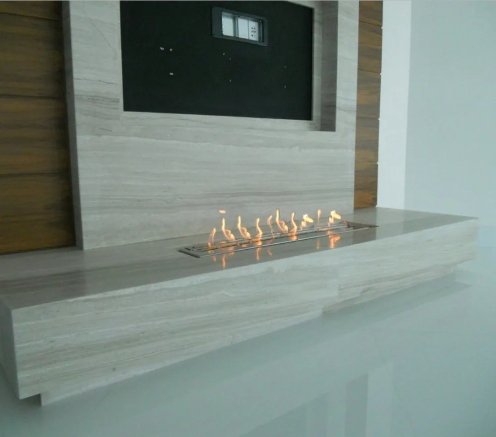 Inno living fire 36 inch wall insert bio ethanol fireplace