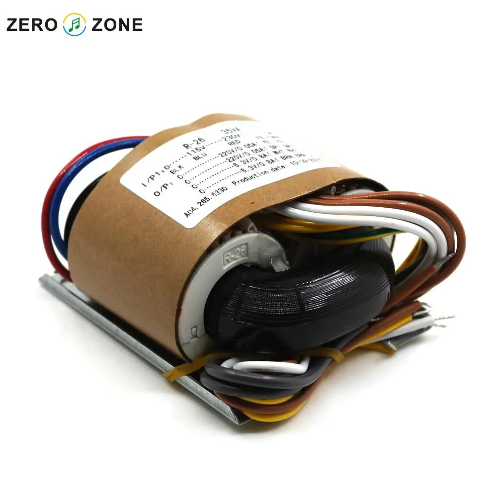 35VA (115V-230V) dual 220V + dual 6.3V / R type transformer