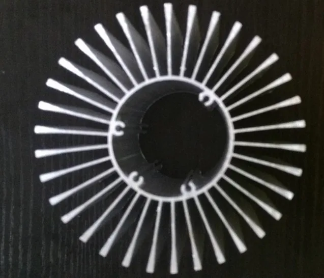 20pcs LED sunflower radiator wheel diameter 92mm*high 38mm,inner diameter 55mm for 30W LED sunflower heatsink