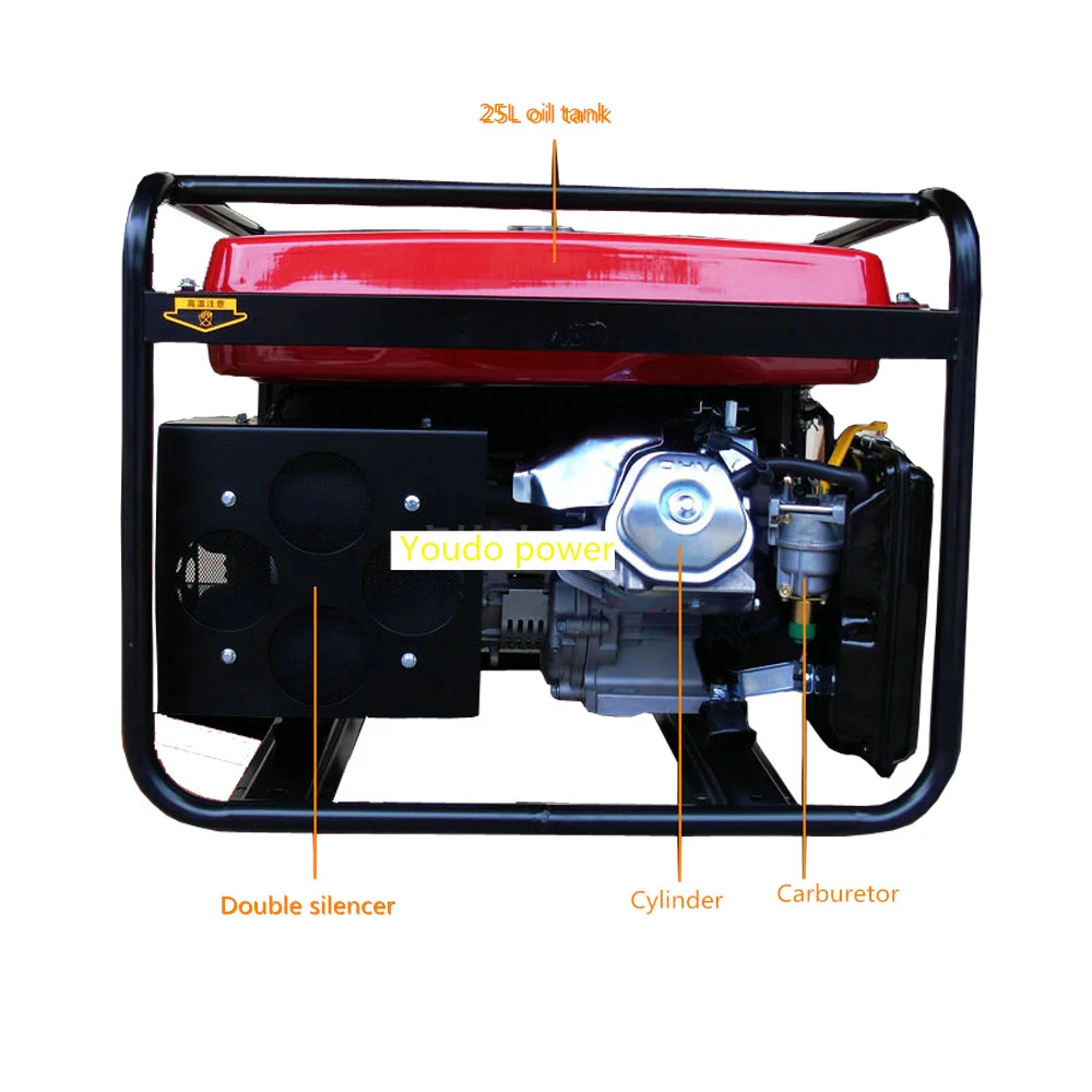 6KW 220V 50HZ open type diesel generator for sale