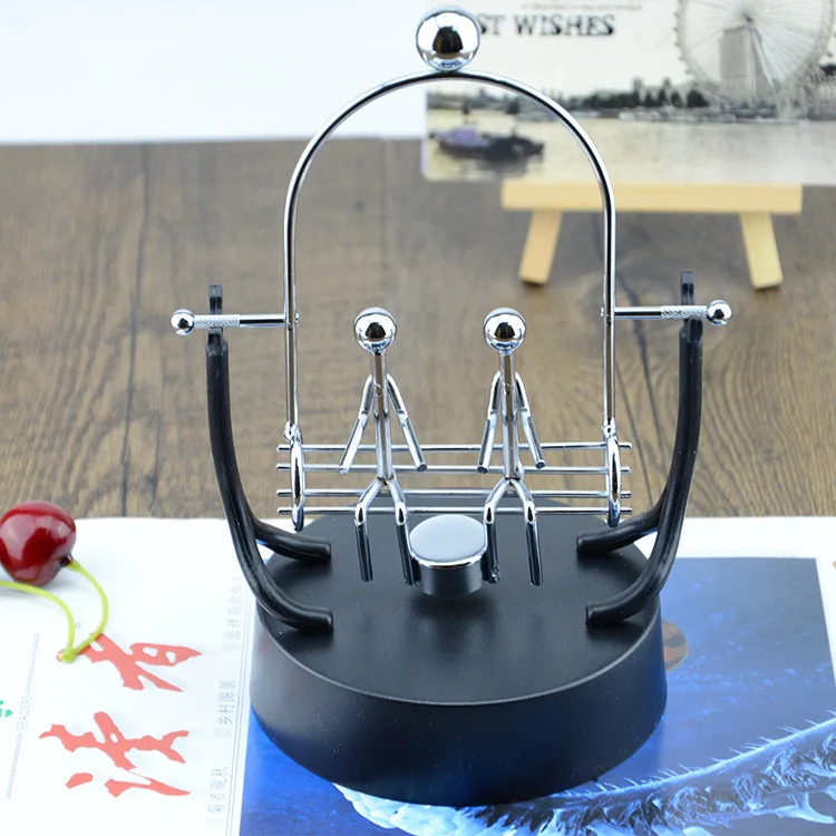 1PC Decoration Crafts  Kinetic Motion Orbital Electric Wiggler Newton Swing Ball Desk Home Decoration LZ 010