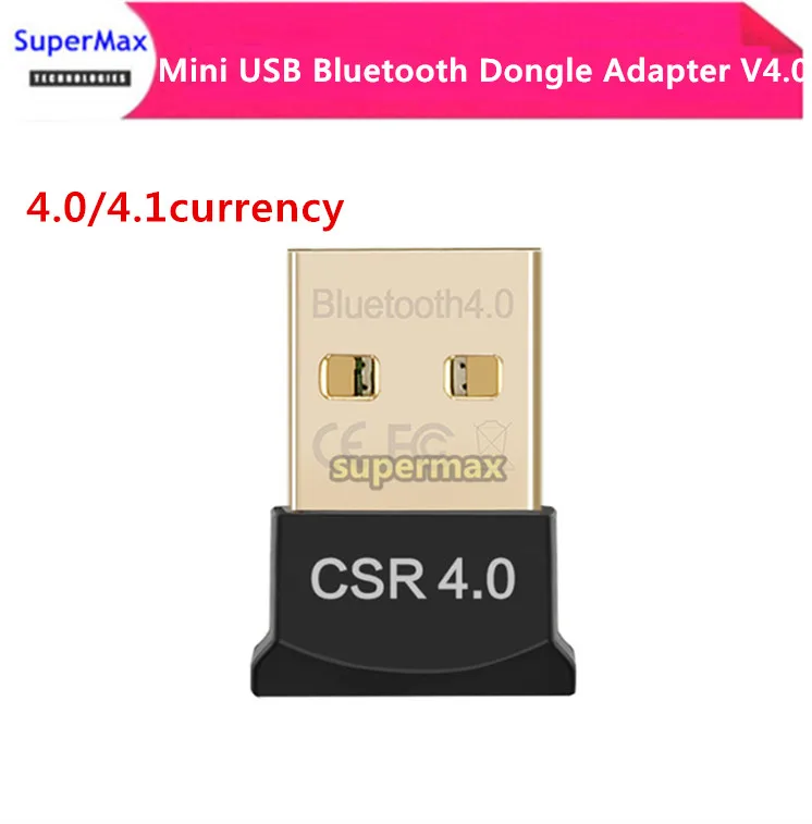 

Mini USB Blueteeth Adapter V4.0 CSR Dual Mode Wireless Dongle 4.0 Transmitter For Windows 10 Win 7 8 Vista XP Laptop