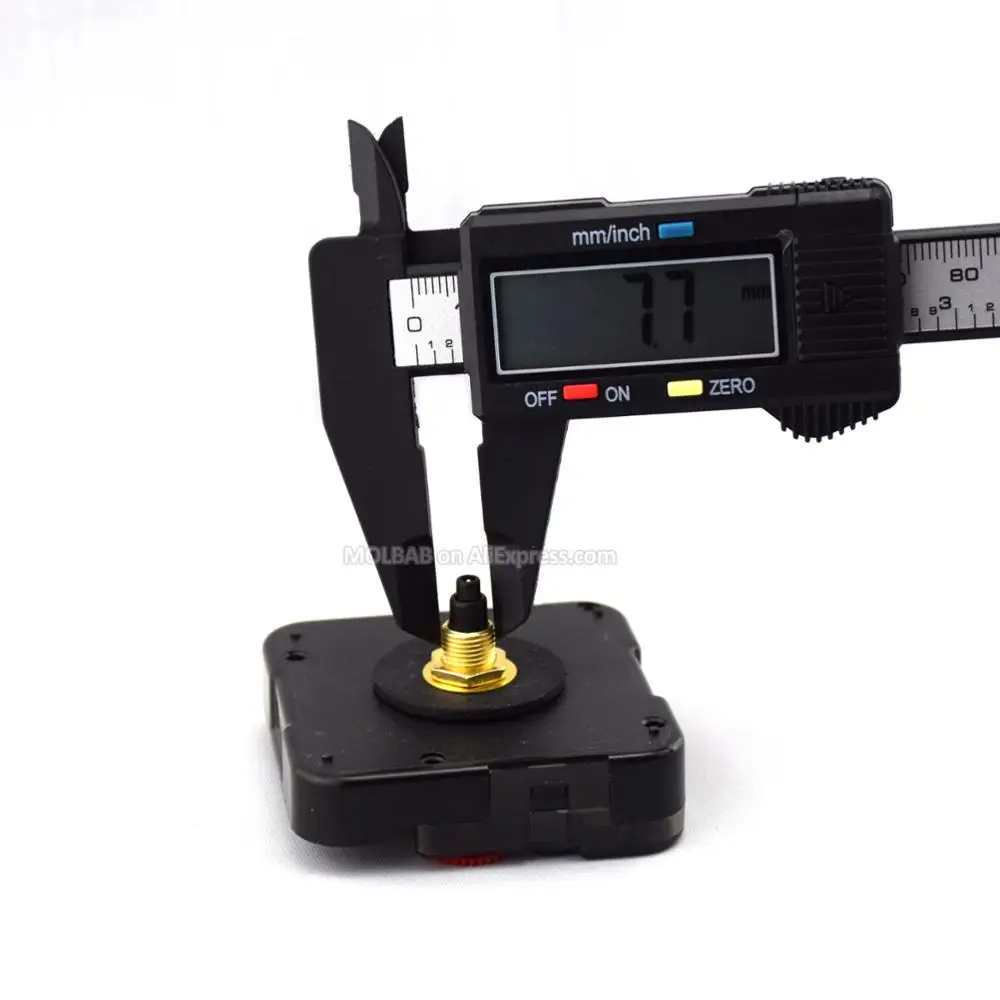 16mm Shaft Quiet Sweep Quartz Clock Movement Parts YOUNGTOWN 12888st DIY Wall Timepiece Mechanism Horologe Repair Accessories