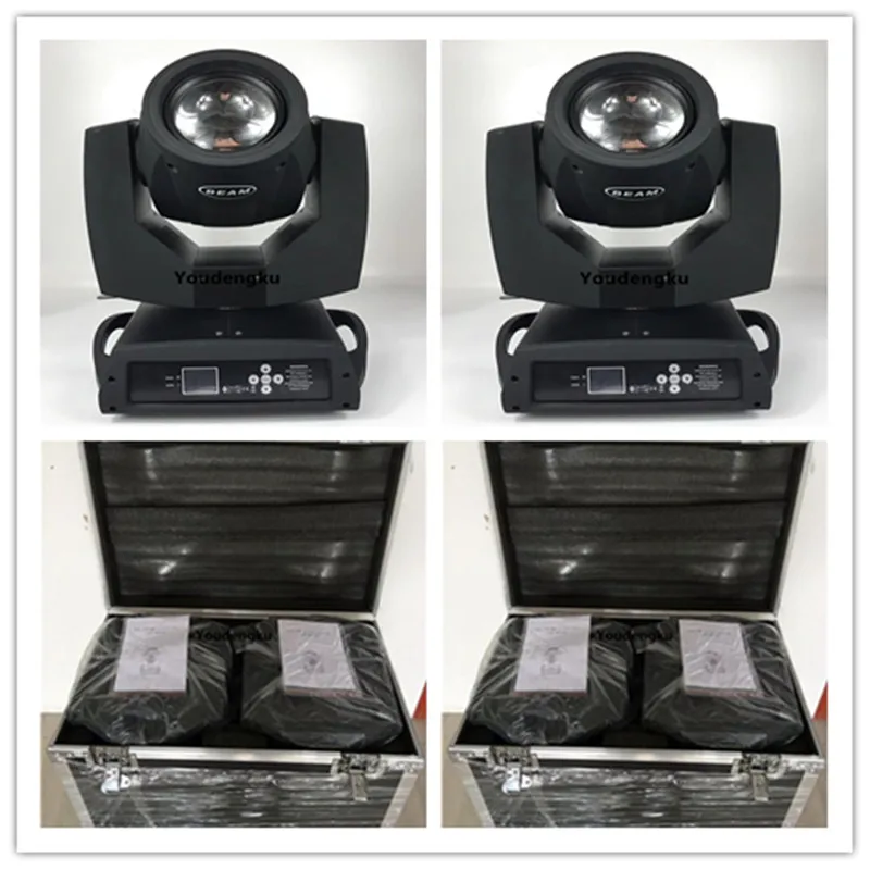 

4 pieces with flightcase cabeza movil sharpy 200 lyre beam 5r DMX r5 200w beam moving head light