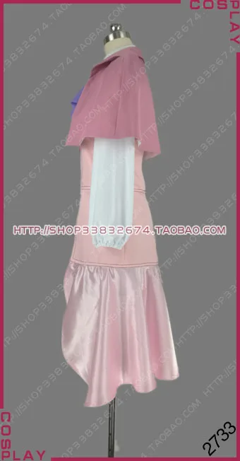 Twin Angels Break Kaitou Tenshi Twin Angel Meguru Amatsuki Pink Dress Cosplay Costume S002