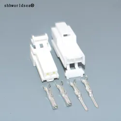 shhworldsea auto 2pin 2.0mm light box taillight plug electric male female wiring harness connector 7123-8326 7122-8326