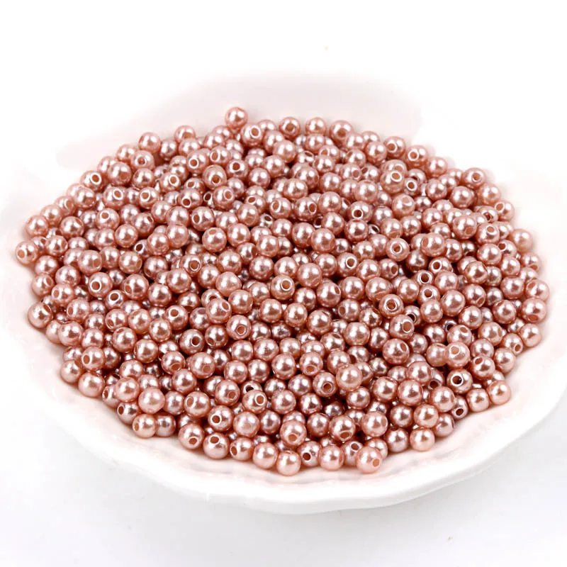 33 colors 20-1000pcs 3/4/6/8/10/12mm Round Imitation ABS Pearl Beads For Craft Scrapbook Decoration DIY Sewing Craft Supplies