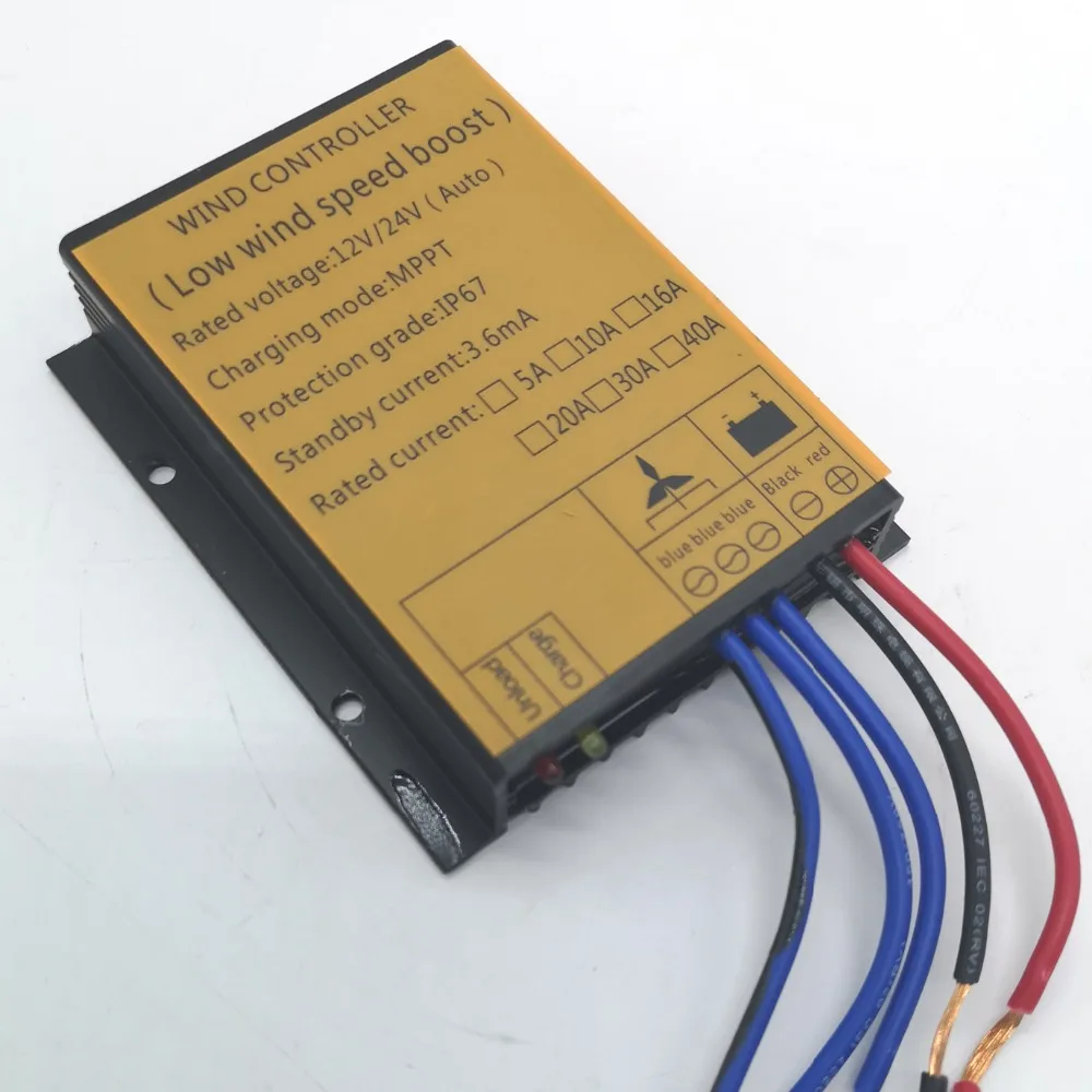 

Hot Selling DC12V 24V 48V Off Grid Battery Charge Controller For Wind Turbine