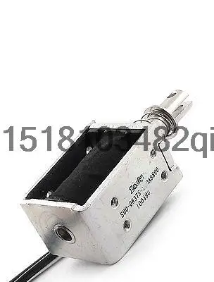 AC 220V 6mm 100g Wired Open Frame Pull Solenoid Electromagnet Actuator