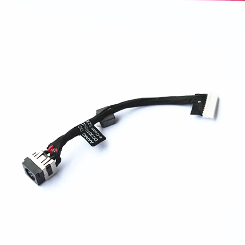 AC DC Power Jack with Cable Harness For Dell Precision 15 7510 Laptop