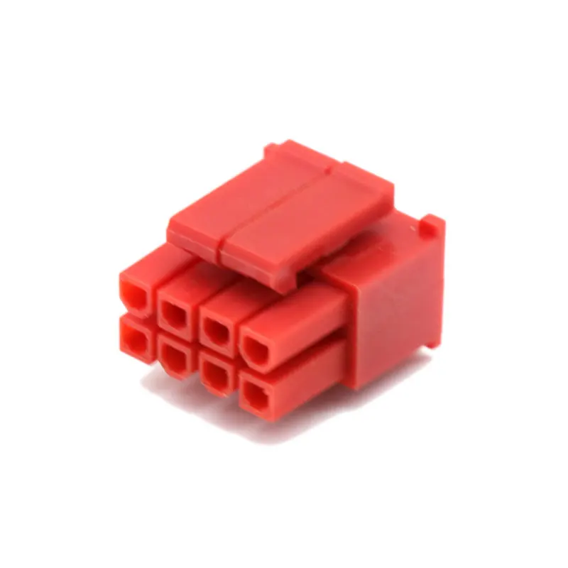 Angitu CPU 8(4+4)Pin ATX Male Connector Power Black White Red 4.2mm Pitch 5557 Housing-10pcs