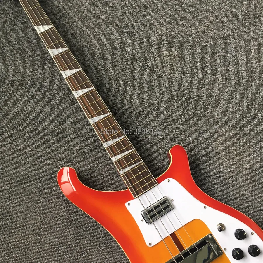 New rick4 string 4003 electric bass, all colors can be, real photos, wholesale and  retail,