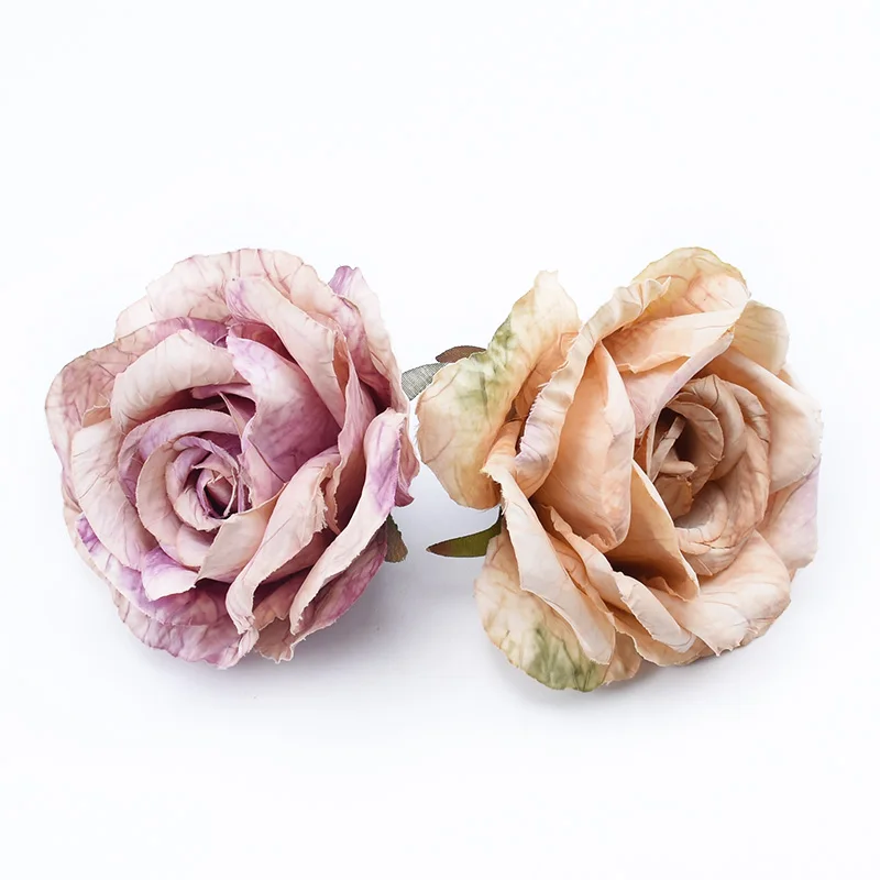 10CM European Roses Head Home Party Decoration Wedding Bridal Accessories Clearance Scrapbooking Flower Wall Artificial Flowers